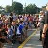 The pastor of Holy Rosary, Fr. Greg Oligschlaeger, the principal, Sr. Sue Walker
and many students and parents gathered on Thursday, Aug. 19, for an opening
prayer as the 120 th year of Holy Rosary School began.