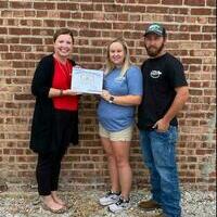 Congratulations to Macy McCurdy and Brandon McCurdy with McCurdy Fertilizer and Chemical